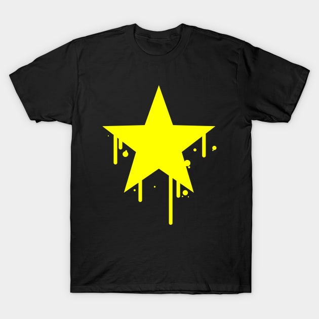 Bleeding Star T-Shirt by geoffreymunn